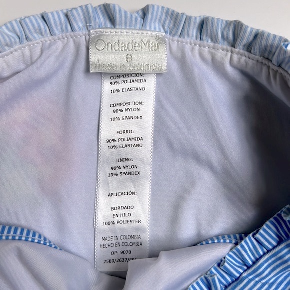 OndadeMar Girl’s Tankini in Size 5-6 - Picture 13 of 15